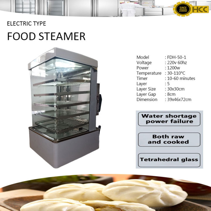 Luxury Type Electric Food Steamer for Siopao, Siomai, Hotdog, etc Heavy ...