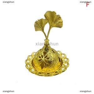 [COD] xiangshun Incense Hollow Golden Tower Oil Arab Style Censer Holder For Home Hotel Incense Holder Yoga Ornaments