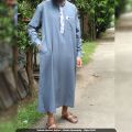 Baju Jubah Gamis Muslim Pria Saudi Dewasa Manset Lengan Panjang Jumbo Size XXL-XXXL. 