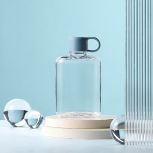 NEXTYOO 360ml/500ml Trọng lượng nhẹ Chai nước mini Có tay cầm Chống rò rỉ Cốc nước Di động Trong suốt Chai bỏ túi Ngoài trời