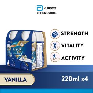 Ensure® Life StrengthProᵀᴹ Ready-to-Drink Liquid Vanilla 4x220ml