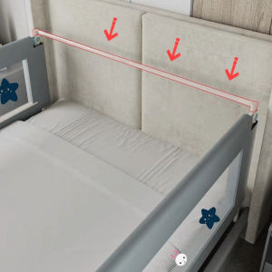 SG EmmAmy® Baby Bed Fence Lifting Baby Bed Guard Baby Safety Rail Guard Anti-fall Penghadan