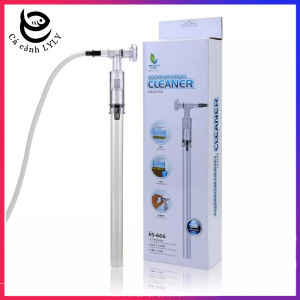 Dụng cụ vệ sinh bơm nước hồ cá  AS-666B  siêu sạch điều khiển bằng tay ( trắng)