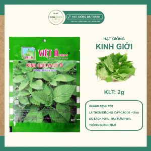 [EcoSeeds] Combo 2 Gói Hạt Giống Rau Kinh Giới Việt Á - Kháng Bệnh Tốt Trồng Quanh Năm - Gói 2g