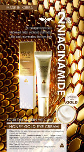 Korea YOUR DREAMSKIN CARE Honey Gold Eye Cream Penumpulan kemegahanPenumpulan kemegahan Anti tua dan kuat di sekitar mata