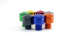 Special Right-Hand Thread CNC Aluminum Alloy Screw Cap 8mm10mm Electric Vehicle Rearview Mirror Cover Motorcycles Body Systems