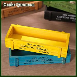 Deeke Retro Vườn Nhà Máy Nồi Cổ Điển Bằng Gỗ Lưu Trữ Hộp Cho Đồ Lặt Vặt Văn Phòng Phẩm Hộp Bút Mọng Nước Chậu Hoa Ban Công Trang Trí Nội Thất