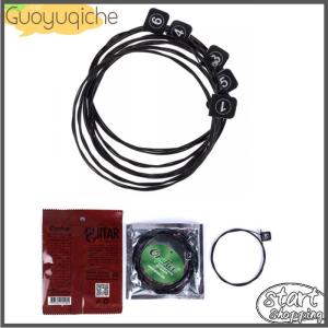 【Guoyuqiche】 6 cái lốc Nylon + 3% Polyester dây đàn guitar cổ điển NX35-C Dây mạ màu