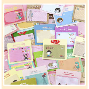 🌈กระดาษโน๊ตกาวในตัว🌈Sticky Note📌เลือกแบบ✔️พร้อมส่งในไทย เตือนความจำ เครื่องเขียน โพสท์อิท จดบันทึก