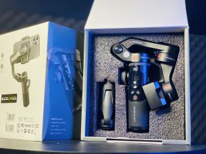 Kẹp chống rung Gimbal MTMAX 3XR Ổn Định 3 Trục Blue OLED cho Android -  IOS  Điện Thoại Thông Minh