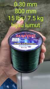 Senar Pancing Galatama Lele kuat anti kriting dan mudah tenggelam masterlina ukuran 0.30 mm panjang 800 meter