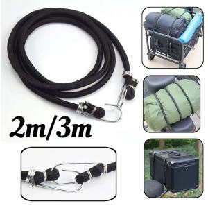 2/3 Meter Strap Pengikat Barang Elastis Tali Motor Pengikat Barang Tali Pengikat Serbaguna Gesper Pendakian Gunung Lock Tali Serbaguna