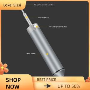 Lokei 1Pc Aluminum Alloy Powerful Desoldering Pump Picker Suction Tin Soldering Pen Removal Vacuum Solder Iron Welding Repair Tool