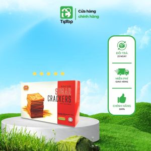 Combo 2 Hộp Bánh Quy Đường Sugar Cracker Lee - Nhập Khẩu Malaysia - Hộp 14 gói