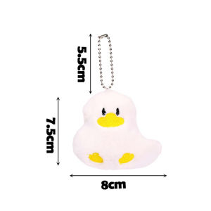 พวงกุญแจตุ๊กตารูปผึ้งน่ารักสำหรับเด็กตุ๊กตาของขวัญวันเกิดนุ่มพิเศษผ้ากำมะหยี่ Boneka Mainan พวงกุญแจห้อยกระเป๋าสำหรับเด็ก