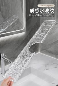 ชั้นวางของหน้ากระจก ที่วางของอ่างล้างหน้า แบบใส  22