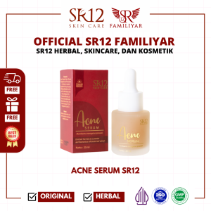 SERUM JERAWAT BPOM AMPUH..!! ACNE SERUM SR12 / OBAT PENGHILANG JERAWAT / SERUM RADANG JERAWAT