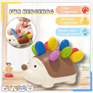 Fun Hedgehog Toy Best Gift Numbers Learning Develop Concentration Training Games 手眼协调拼插小刺猬