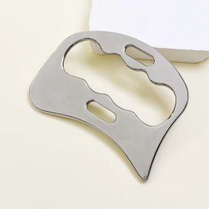 MUSASI Thép không gỉ Dụng cụ cạo fascia Giảm đau nhức cơ bắp. Kỹ thuật di chuyển các mô mềm. Dụng cụ cạo Di động Tay cầm công thái học Dụng cụ mô mềm dành cho liệu pháp vật lý trị liệu