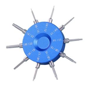btnx Precision Screw Diameter and Bore Measuring Tool - Professional Eyeglass Bore Measuring Gauge 5T9N4