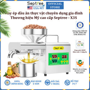 Máy ép dầu ăn thực vật Nóng và Lạnh dùng trong gia đình thương hiệu Mỹ cao cấp Septree X3S - Công suất 800W - BH 1 NĂM