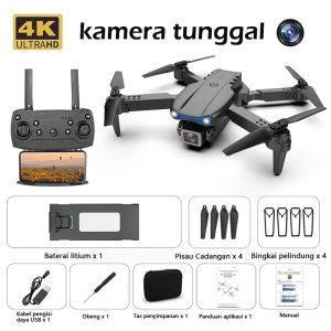 【COD】E88 Pro Drone Camera Drone Quadcopter Auto Fokus include Remote Dan Kamera ORIGINAL Drone  Pro Dengan Kamera HD Drone WiFi  Kamera Drone 4K Kamera HD Posisi Visual