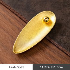 CHUN053634 Lotus Shape Incense Holder Alloy Decorative Incense Stick Holder High Quality Multi-Hole Incense Tray Temples Home Office