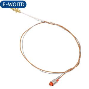 E-WOITD 1 cái đầu đồng tiêu đề vít cặp nhiệt điện gas Burner cho xây dựng trong bếp công cụ đồng ngọn lửa-out thiết bị bảo vệ