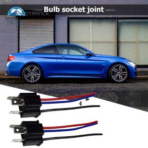 Car Lighting Accessories 9003 H4 Bulb Socket Male Adapter for Headlight Fog Lamp Connection Easy to Use