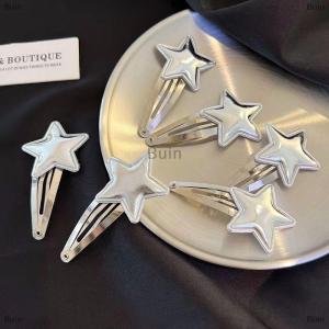 [COD] Buin Harajuku Star Bobby Pin Sweet Cute Pentagram Barrettes Trendy Hair Clip For Women Aesthetics Side Clip Hair Accessories Gift