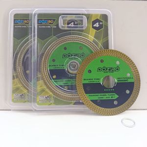 MATA GERINDA PEMOTONG GRANIT KERAMIK UBIN DOZIRO TURBO 4" DIAMOND WHEEL MATA PISAU POTONG GRANIT