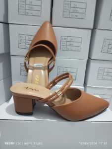 sandal slop sepatu keninian heels/terbaru termura azea
