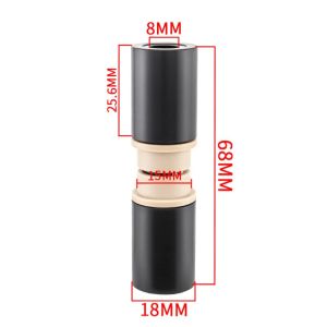 LINSBAYWU ID 12.7mm Rear Shock Bushing OD 15mm MTB Bike Rear Shock Absorber Riding Replaceable Shock Absorber DU Bushing Bike Rear Suspension