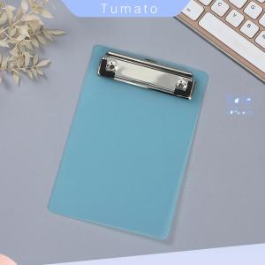 Tumato Simple A6 Bill Clipboard Memo Pad Clip Board Loose-leaf Notebook File Writing Pad Clamps Paper Holder Office School Supplies