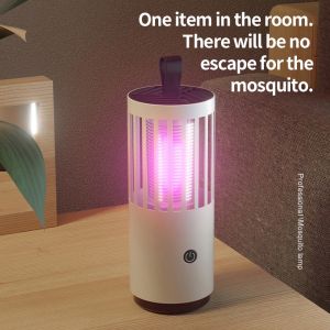 Suction-type USB Powered Electric Mosquito Killer Lamp with Night Light Portable Rechargeable Mosquito TrapLamp UV Light