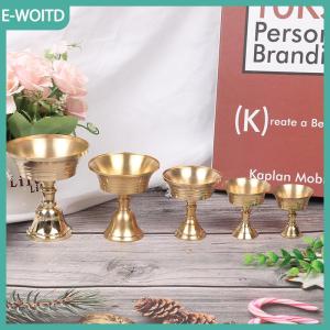 【E-WOITD】 Giá đỡ nến bằng hợp kim đồng vàng nhiều kích cỡ nến trang trí nhà cửa