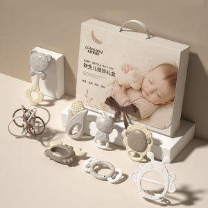 【Luxury Gift】 Newborn toys 0-6 months newborn rattle soothing toys newborn gift sets