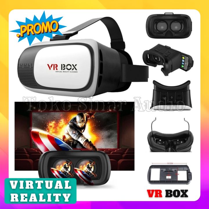 Virtual Box Virtual Reality 3D Screen Movie Games Lazada Indonesia