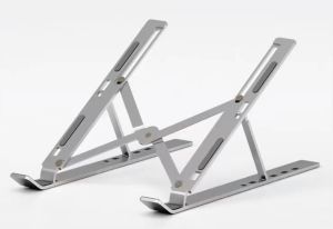 Aluminium Alloy Laptop Stand 6 Angles Adjustable Aluminium Ergonomic for Notebook Adjustable Portable Foldable