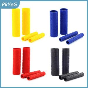 PkYeG 2 cặp phổ xử lý Grip Bìa bảo vệ chống trượt thanh cao su xe máy handlebar Grip Silicone tay áo ly hợp đòn bẩy Bìa
