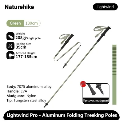 Trekking Pole Naturehike CNK2450DS016 Aluminium Alloy Treking Pole Tongkat Gunung Tracking Pole Hiking
