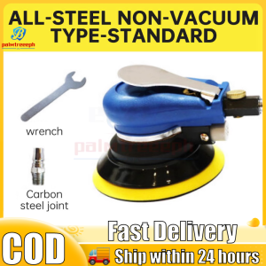 【Fast Delivery】5 Inch Air Sander vacuum Air Sander Air Orbital Sander Pneumatic Round Car Warranty