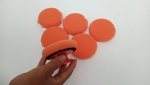 Handle Auto Waxing Sponge Set 1 Lightweight Handle with 4 Long Lasting Sponges Easy to Operate for Home Or Garage Use