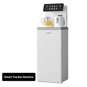 Water Dispenser Smart UV Sterilization Voice Remote Control Tea Bar Machine Automatic Home Water Dispenser Standing Dual Outlet Tap
