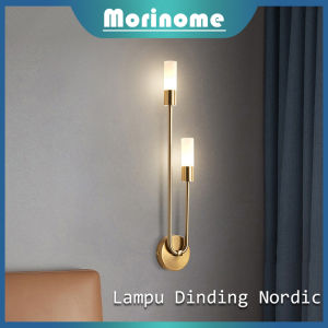 Lampu Dinding LED 3 warna Gaya Nordic Modern Minimalis Untuk Dekorasi Rumah Kamar Mandi Ruang Tamu Kamar Tidur G9 MOOISHC