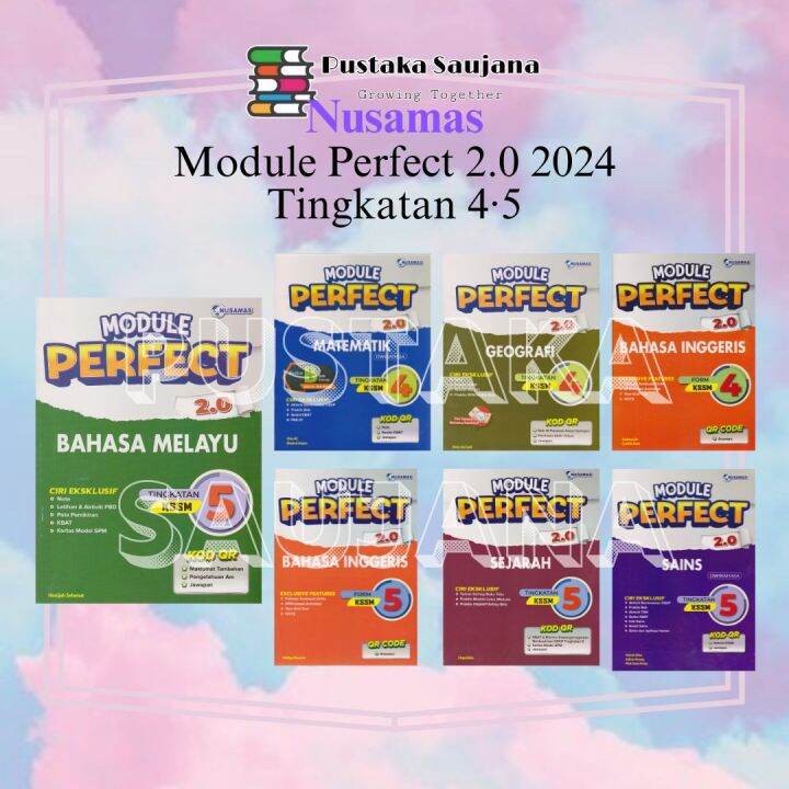 [Saujana] NUSAMAS: Modul Perfect 2.0 KSSM 2024 Tingkatan 4·5 | Lazada