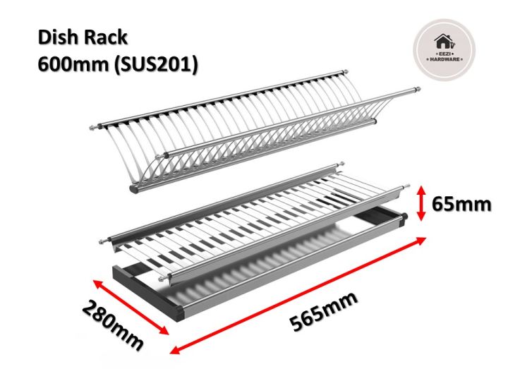Ready Stock!!!!! BEST BUY - STAINLESS STEEL 304 2 Tier 600mm / 700mm ...