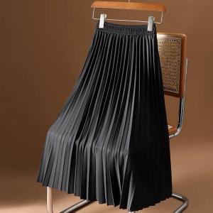 Rok Plisket Mayung Warna Hitam I Rok Plisket Korean Style by nasjwa.studio TERBARU DAN TERMURAH