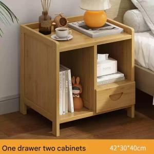 🚀24-Hour Delivered🚀Bedside table plastic rattan drawer bedside table storage cabinet bedroom home wooden furniture decorative bedside table