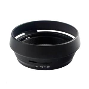 Hollow Out Metal Lens Hoods Camera Lens Protections Accessory for X100V X100F X100S X100T X70 with 49mm Adapter Rings